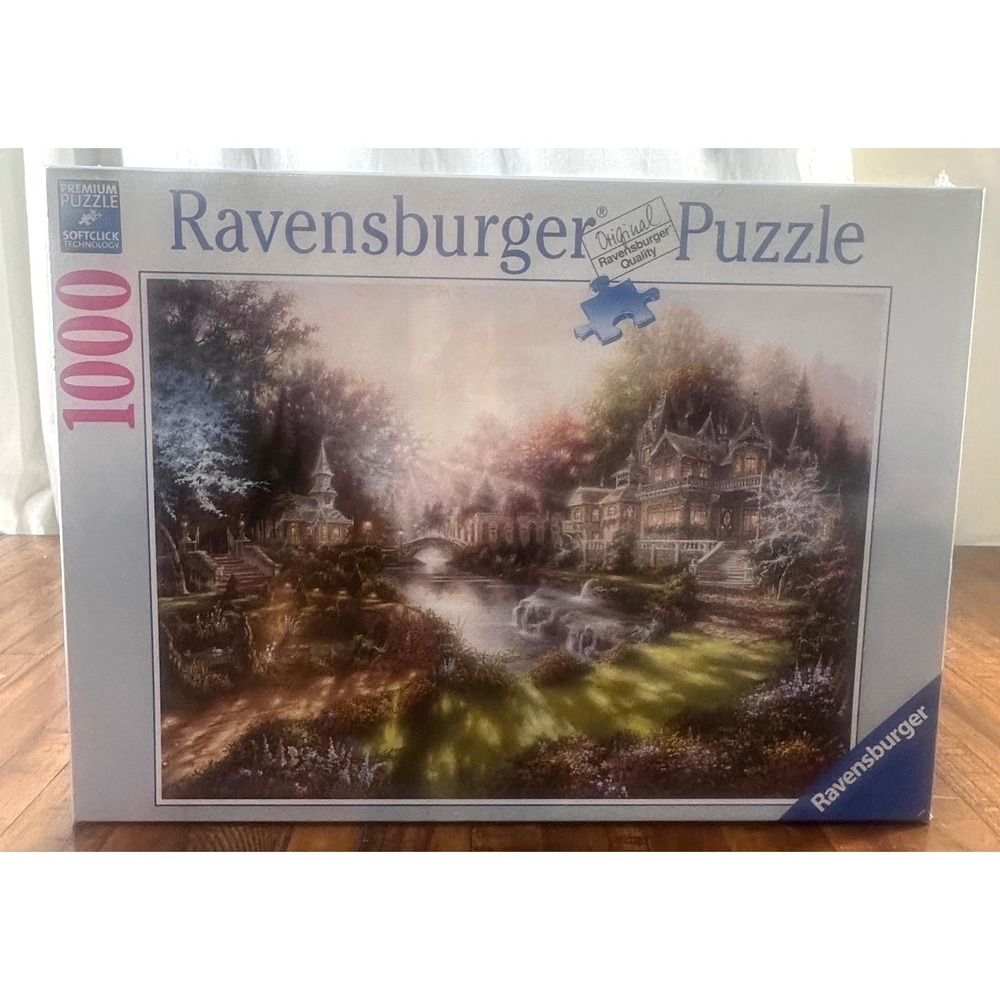 Ravensburger‎ 1000 Piece Puzzle Scenic Estate River Landscape No 15 944 4 NEW